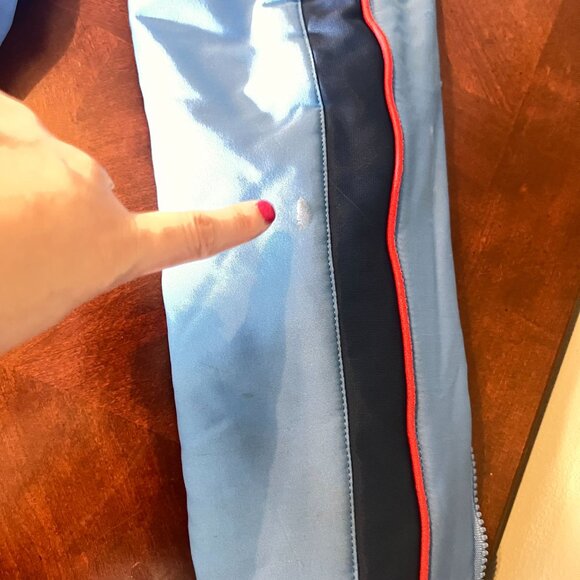 Vintage Descente‎ Womens Ski Jacket Size 48 Light Blue With Red & Black Accents - Picture 11 of 15